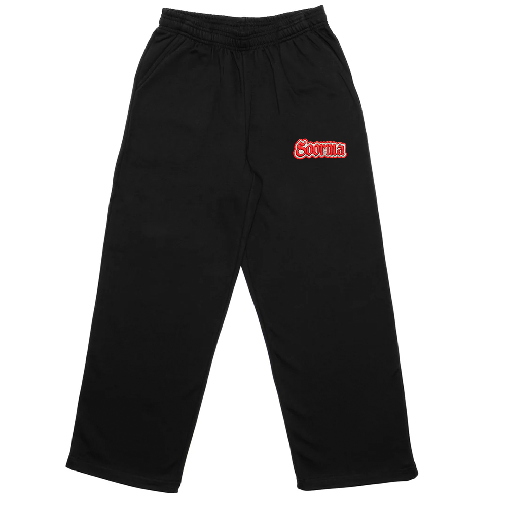 SOORMA ESSENTIAL SWEATPANTS - BLACK