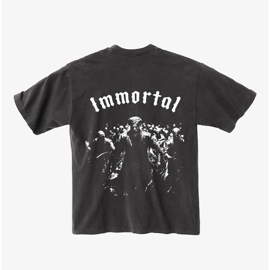 THE IMMORTAL ARMY PREMIUM VINTAGE T-SHIRT - VINTAGE BLACK