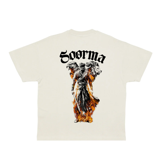 SPIRIT PREMIUM OVERSIZED T-SHIRT - OFF WHITE